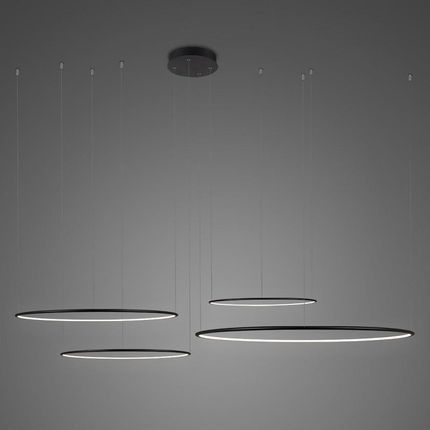 Altavola Design Lampa wisząca Ledowe Okręgi No.4 CO4 100cm in 4k czarna LA084/CO4_100_in_4k_black LA084/CO4_100_in_4k_black (LA084CO4_100_IN_4K_BLACK)