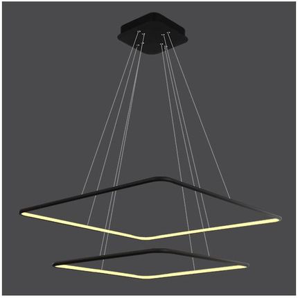 Altavola Design Lampa wisząca Ledowe Kwadraty No.2 60cm in 3k czarna LA077/P_60_in_3k_black LA077/P_60_in_3k_black (LA077P_60_IN_3K_BLACK)