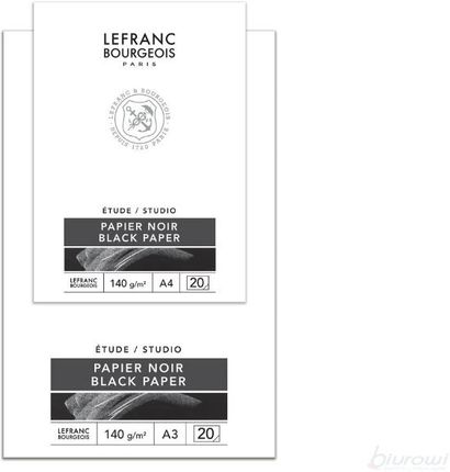 Lefranc Bourgeois Blok Czarny Lefranc&Bourgeois Studio A4 20 Kartek 140G