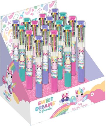 Kids Długopis 10 Kolorowy Sweet Dreams Mix 3 Wzory