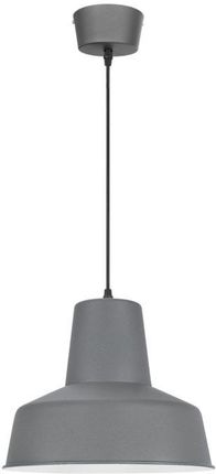 Goodhome Lampa wisząca Orous 1-punktowa E27 43 cm grafitowa 