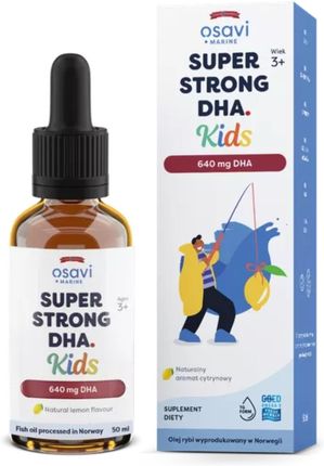 Osavi Super Strong Dha Kids 1160 Mg Naturalny Aromat Cytrynowy 50 ml