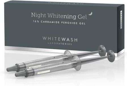 WHITEWASH Top-Up Night Whitening 16% żel wybielający na noc z nadtlenkiem karbamidu w strzykawkach (2x3 ml)