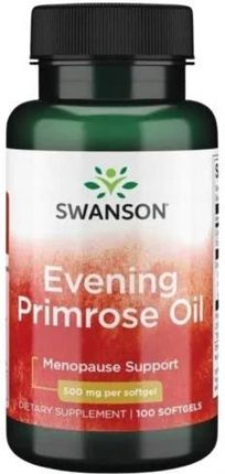 Evening Primrose Oil (Olej z wiesiołka) 1300mg 100kaps, Swanson