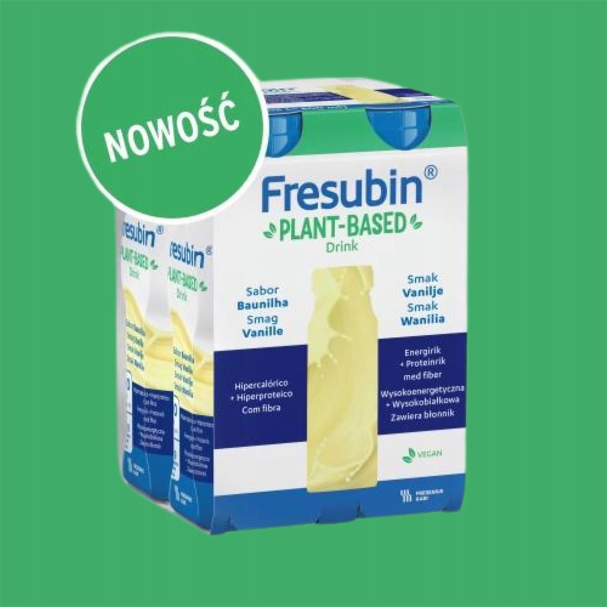 Fresubin PLANT-BASED Drink smak waniliowy 4x200ml - Opinie i ceny na  Ceneo.pl