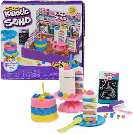 Spin Master Kinetic Sand Piasek Kinetyczny Rainbow Cake Shoppe