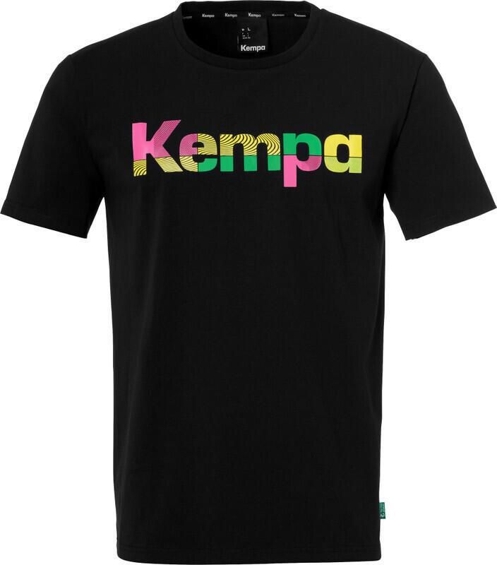 Maglietta Kempa Back2Colour Per Bambini - Girocollo, Manica Corta, Taglio Regular