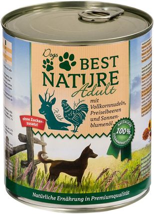 Best Nature Dog Adult Dziczyzna Kurczak I Makaron 12x800g