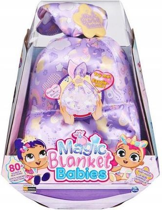 Spin Master Lalka Cry Babies Magic Blanket 27Cm Purple