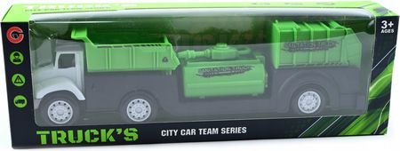 Midex Zielona Ciężarówka Śmieciarka Auto Zielony