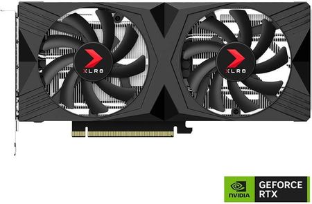 PNY GeForce RTX 4060 本体 PNY GeForce RTX 4060 8GB XLR8 Gaming OC DUAL FAN White