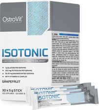 Zdjęcie OstroVit, Isotonic 5 g x 30 BOX, grapefruit, 30 sztuk - Szepietowo