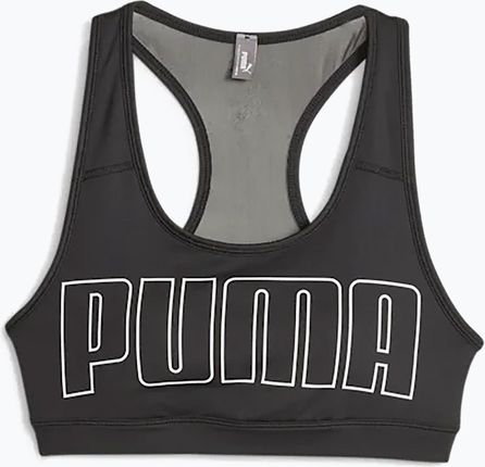 Puma Biustonosz Fitness Mid Impact 4Keeps Graphic Pm Black Concept Q4 Aop