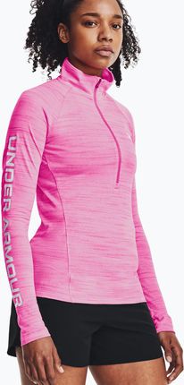 Under Armour Bluza Damska Evolved Core Tech 1 2 Zip Rebel Pink White