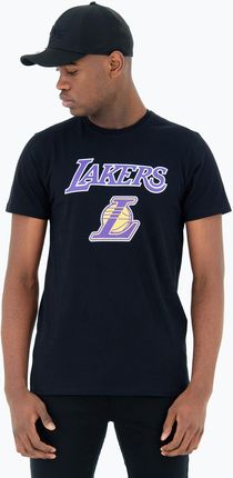 New Era Koszulka Męska Nos Nba Regular Tee Los Angeles Lakers Black