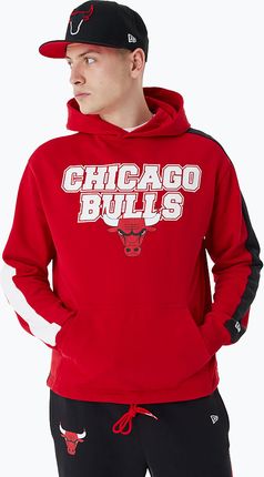 New Era Bluza Męska Nba Large Graphic Os Hoody Chicago Bulls Red