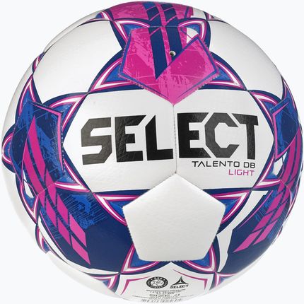 Piłka Do Piłki Nożnej Select Talento Db V23 White/Pink Rozmiar 3