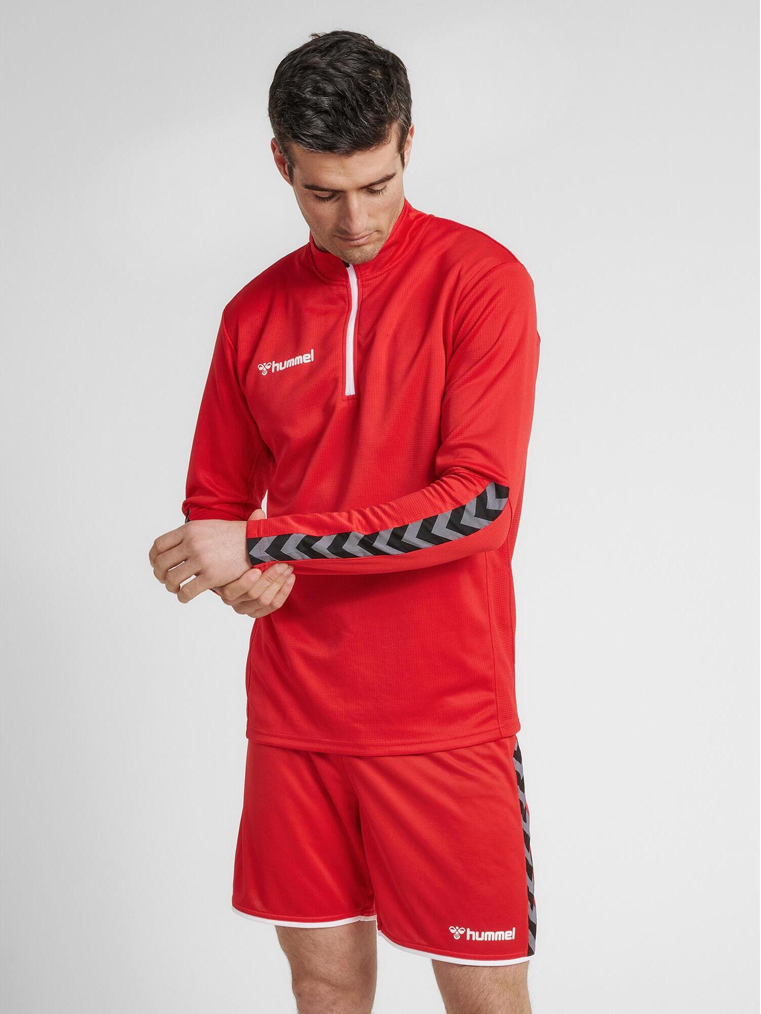 Sweat à Demi-fermeture Hummel Authentic Pour Homme - Noir, Coupe Décontractée