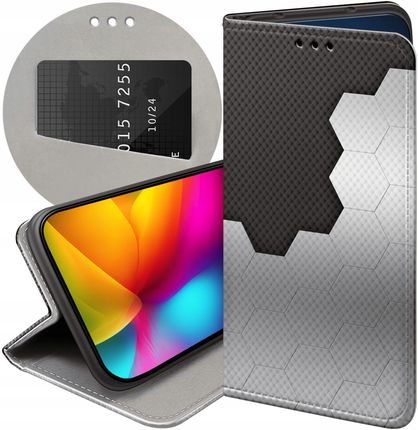 Hello Case Etui Z Klapką Do Samsung Galaxy S21 Ultra Szare Metallic Grey Futerał