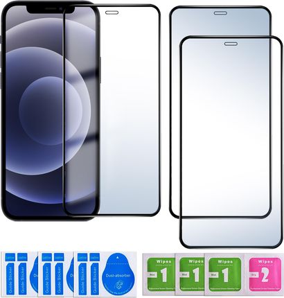 Krainagsm 3X Szkło Hartowane 5D Do Iphone 12 Pro Pełne Na Cały Ekran 9H