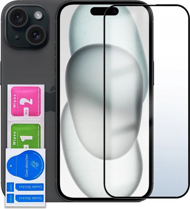 Krainagsm Szkło Hartowane 5D Do Iphone 14 Pro Max 15 Plus Pełne Na Cały Ekran 9H