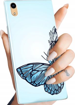 Hello Case Etui Do Sony Xperia Xa1 Motyle Butterfly Barwne