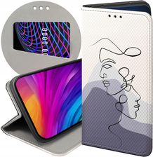 Hello Case Etui Z Klapką Do Samsung Galaxy S7 Continuous Lineart Kreska Linie