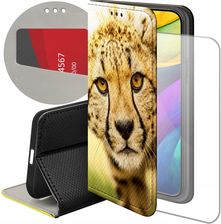 Hello Case Etui Z Klapką Do Iphone 15 Gepard Cętki Panterka Futerał Pokrowiec