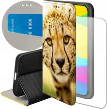 Hello Case Etui Z Klapką Do Iphone 15 Plus Gepard Cętki Panterka Futerał Case