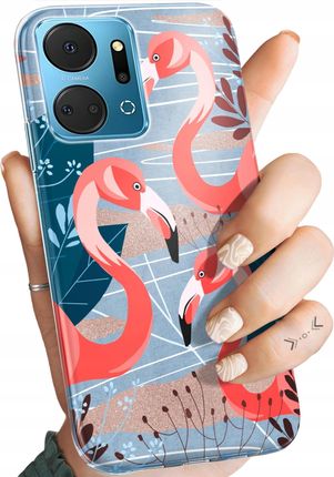 Hello Case Etui Do Huawei Honor X7A Flaming Flamingi Ptaki