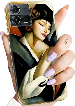 Hello Case Etui Do Motorola Moto S30 Pro 5G Edge 30 Fusion Art Deco Łempicka