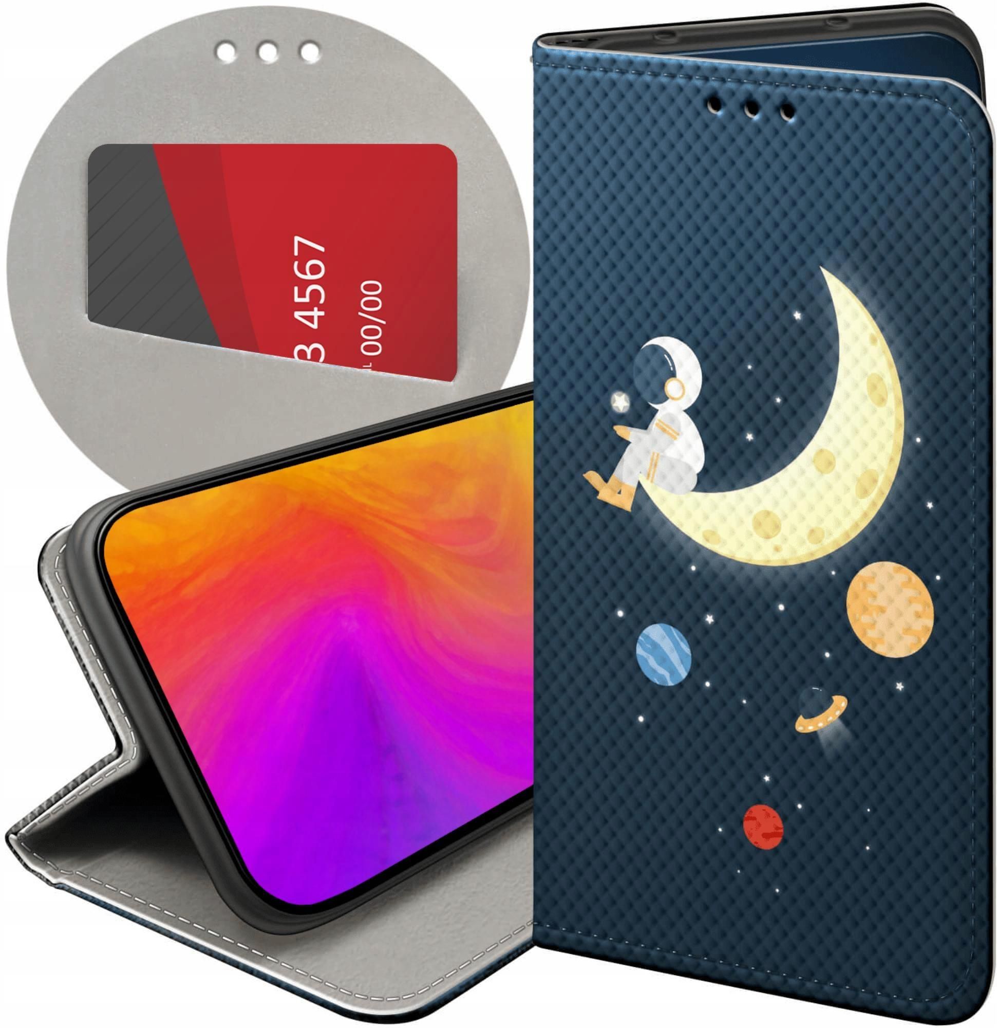 Hello Case Etui Do Motorola Moto E7 Power Księżyc Gwiazdy Kosmos ...