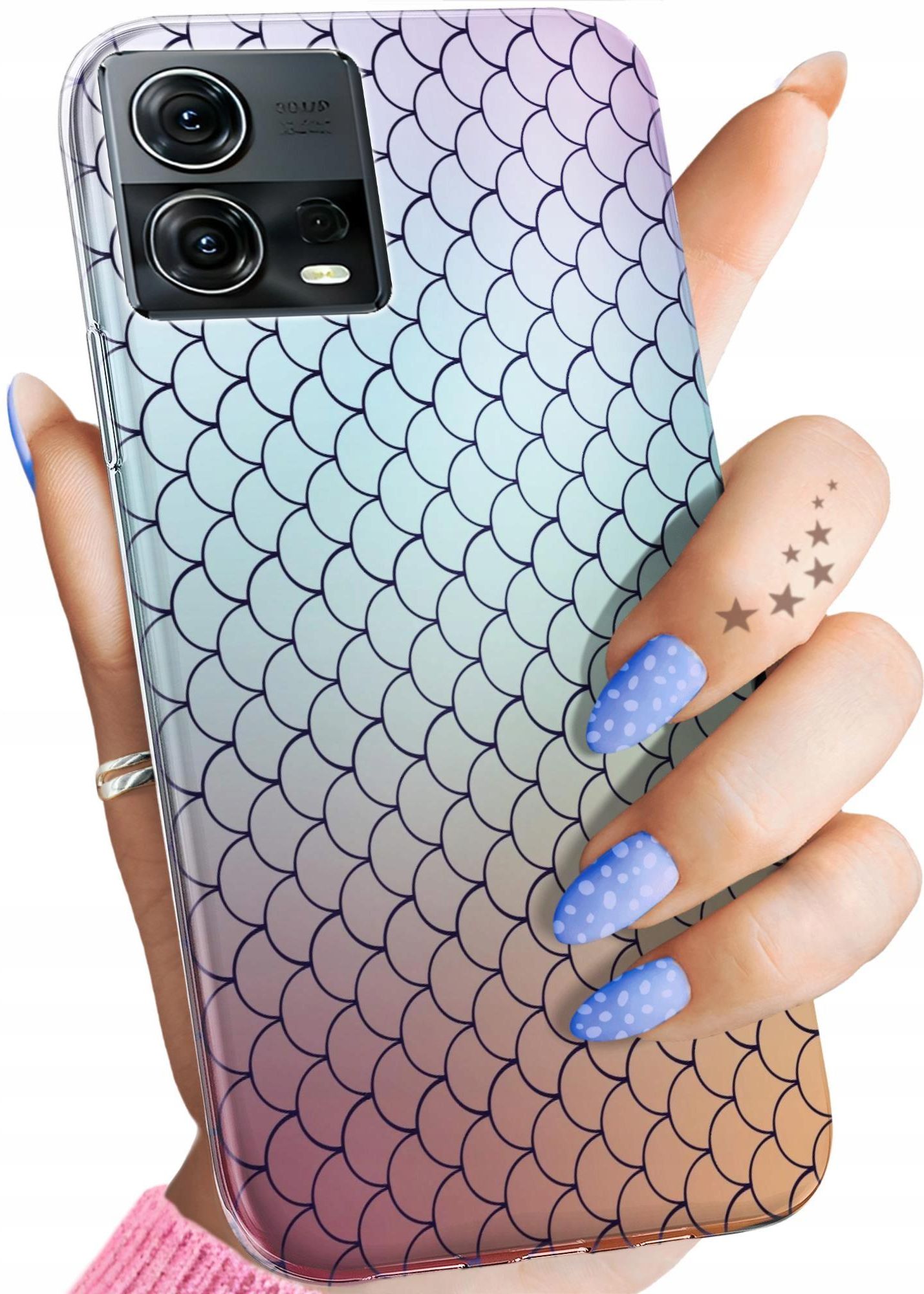 Hello Case Etui Do Motorola Moto S30 Pro 5g Edge 30 Fusion Ombre Gradient Case Etui Na Telefon 0554