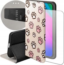 Hello Case Etui Z Klapką Do Iphone 15 Plus Łapki Ślady Łapa Stopa Futerał Case