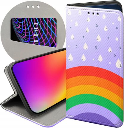 Hello Case Etui Z Klapką Do Iphone 11 Pro Tęcza Rainbow Futerał