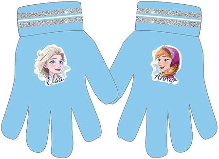 Rękawiczki dziewczęce Disney Kraina Lodu Niebieskie