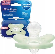 Zdjęcie CANPOL BABIES SILIKONOWY SMOCZEK USPOKAJAJĄCY 100% SILIKON SYMETRYCZNY 6-12 - Sosnowiec