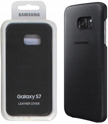 Samsung Leather Cover do Galaxy S7 Czarny (EF-VG930LBEGWW)