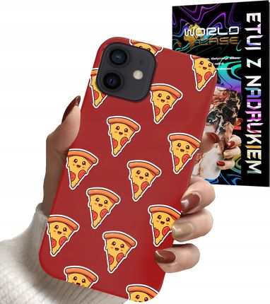 World Case Etui Case Do Iphone 12 Mini Pizza Damskie Pączki Pianki Plecki