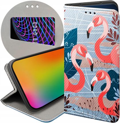 Hello Case Etui Z Klapką Do Samsung Galaxy J7 2016 Flaming Flamingi Ptaki Case