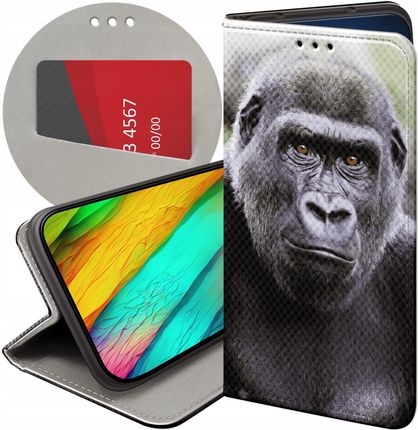 Hello Case Etui Z Klapką Do Huawei Honor X50 5G Małpki Małpa Nosacz Futerał Case