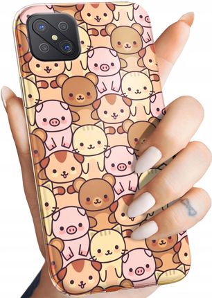 Hello Case Etui Do Oppo Reno 4Z 5G Zwierzęta Pieski Kotki Lamy Domowe Dziekie