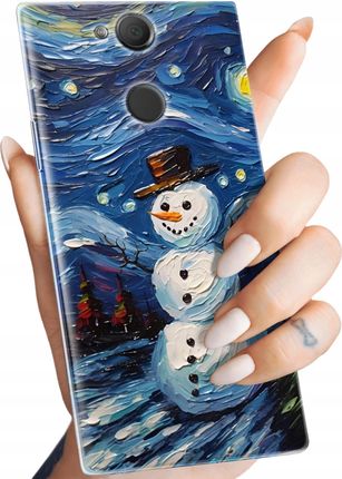 Hello Case Etui Do Sony Xperia Xa2 Bałwan Zima Śnieg