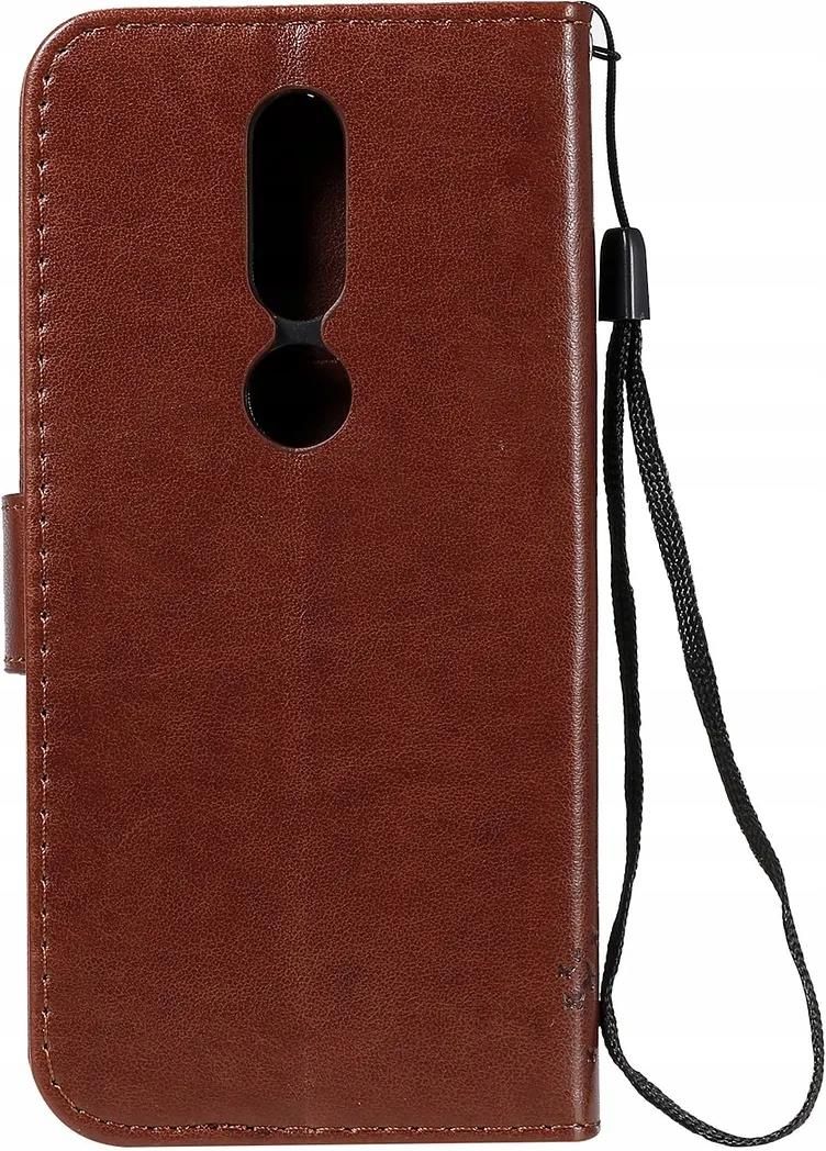 Custodia Nokia 6.1 Floreale Cadorabo Custodia Compatibile Con Nokia C21 In GRIGIO FIORE Chiusura Magnetica