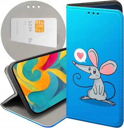 Hello Case Etui Z Klapką Do Samsung Galaxy A8 2018 Myszka Mouse Mini Futerał