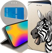 Hello Case Etui Z Klapką Do Lg K10 2017 Zebra Zeberka Paski Futerał Pokrowiec