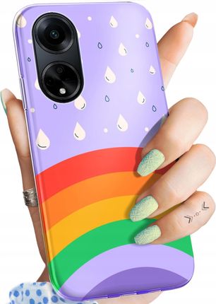 Hello Case Etui Do Oppo A98 5G Tęcza Rainbow