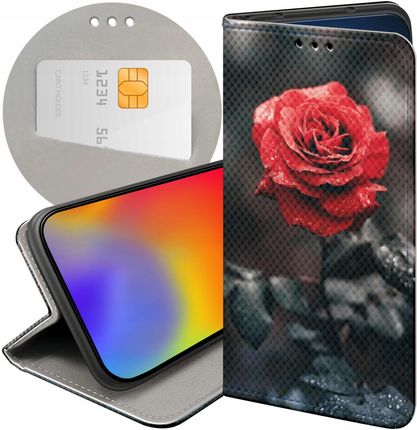 Hello Case Etui Z Klapką Do Samsung Galaxy S21 Ultra Róża Z Różą Rose Futerał