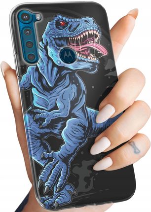 Hello Case Etui Do Motorola One Fusion Plus Dinozaury Reptilia Prehistoryczne