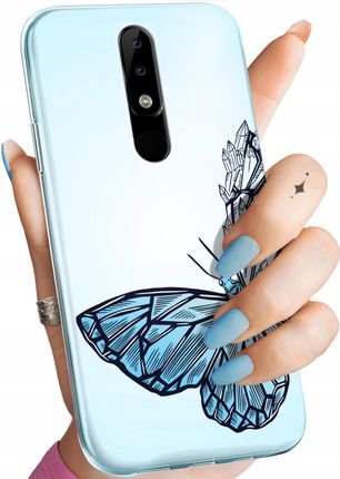 Hello Case Etui Do Nokia 5 1 Plus Motyle Butterfly Barwne Obudowa Pokrowiec Case